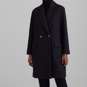 Club Monaco Relaxed Double Breasted Coat